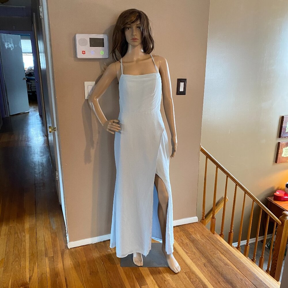 Azazie Kendall + Kylie Prom Wedding Party Mermaid Scoop Chiffon Dress Size 4